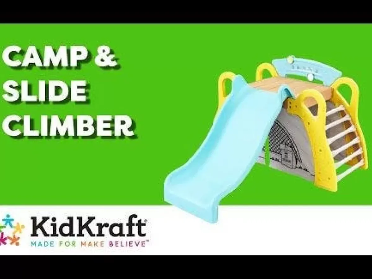 Toddler Climbers^KidKraft Camp & Slide Climber