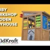 Outdoor Playhouses^KidKraft Hobby Workshop Wooden Playhouse