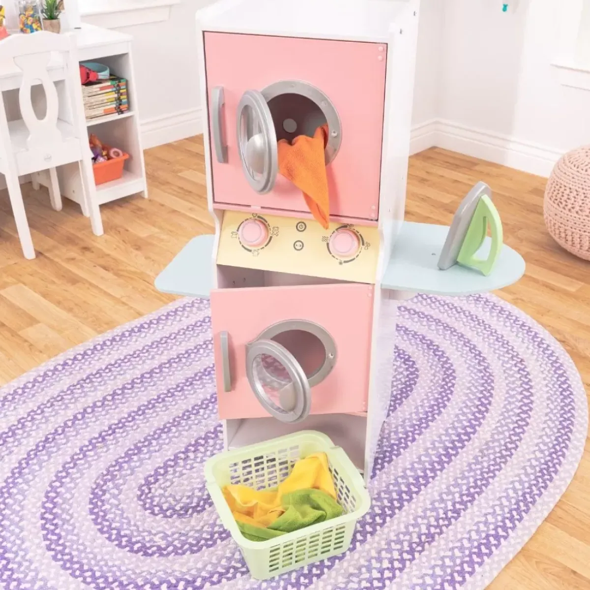 Play Kitchens^KidKraft Laundry Play Set - Pastel
