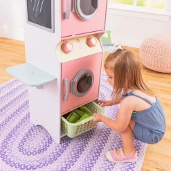 Play Kitchens^KidKraft Laundry Play Set - Pastel