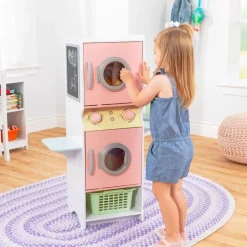 Play Kitchens^KidKraft Laundry Play Set - Pastel