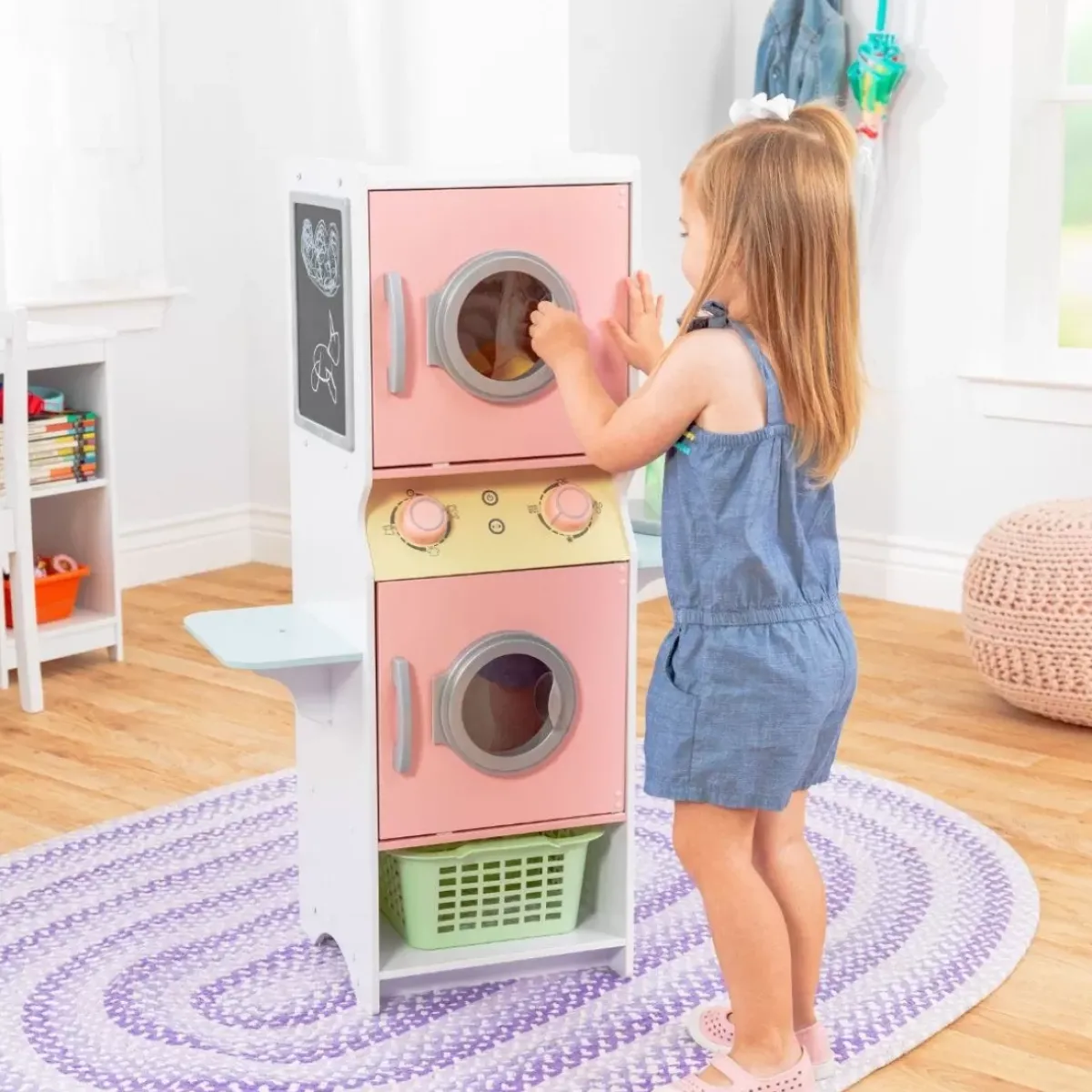 Play Kitchens^KidKraft Laundry Play Set - Pastel