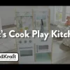 Play Kitchens^KidKraft Let's Cook Play Kitchen - Natural