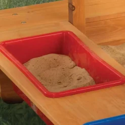 Sandboxes^KidKraft Outdoor Sandbox With Canopy - Navy & White