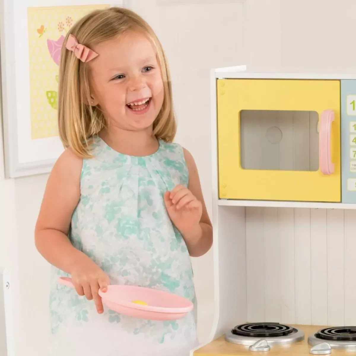 Play Kitchen Accessories^KidKraft 27-Piece Pastel Cookware Playset