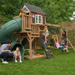 Swing Sets^KidKraft Timberlake Swing Set