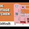 Play Kitchens^KidKraft Vintage Play Kitchen - Pink